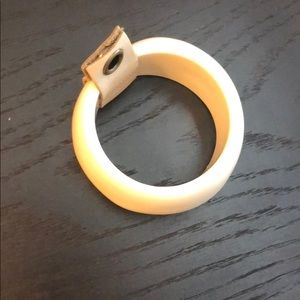 Anthropologie large ivory bracelet